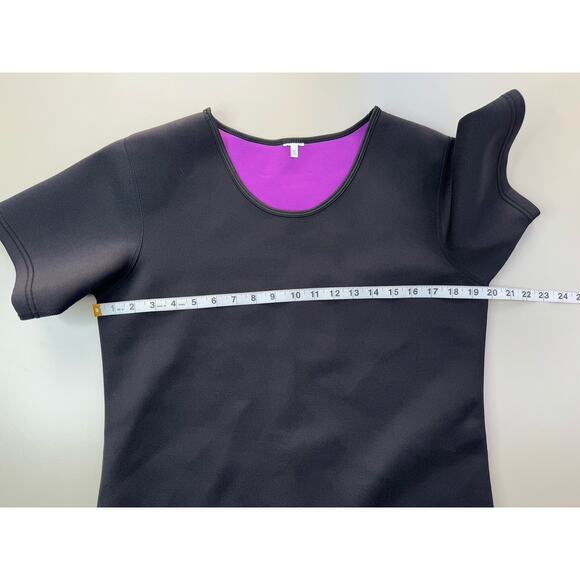 Brick Built Sauna Workout Top Womens 2XL Black Activewear Neoprene Trimmer Gym - Picture 4 of 9